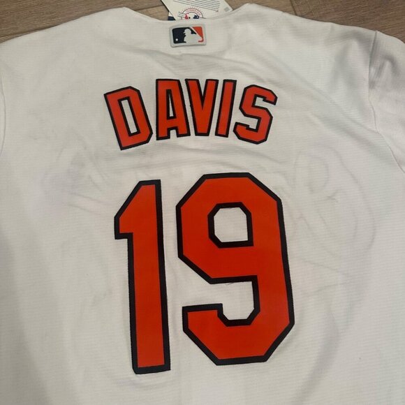 ORIOLES MAJESTIC JERSEY NEW SIZE LARGE DAVIS #19 - Picture 11 of 11